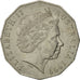 Australia, Elizabeth II, 50 Cents, 1999, AU(55-58), Copper-nickel, KM:404