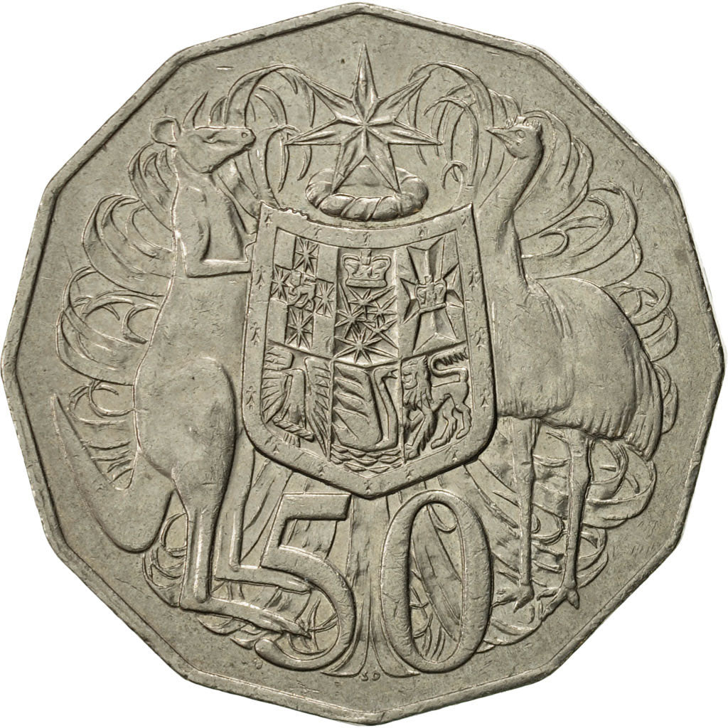 Australia, Elizabeth II, 50 Cents, 1999, AU(55-58), Copper-nickel, KM:404