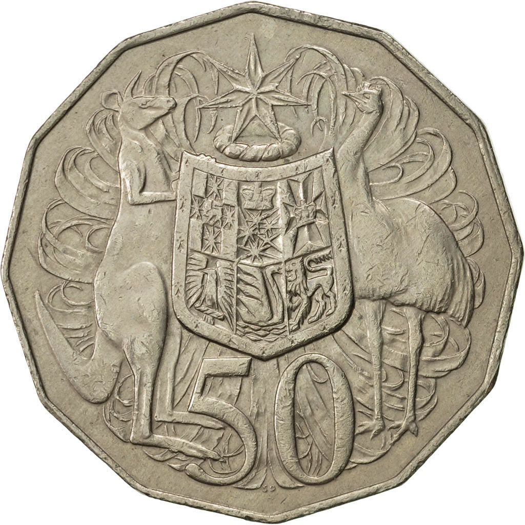 Coin, Australia, Elizabeth II, 50 Cents, 1981, AU(55-58), Copper-nickel, KM:68