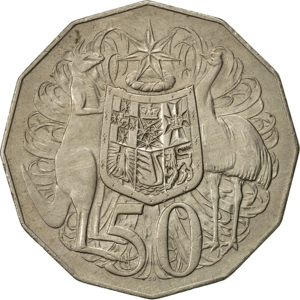 Coin, Australia, Elizabeth II, 50 Cents, 1978, AU(55-58), Copper-nickel, KM:68