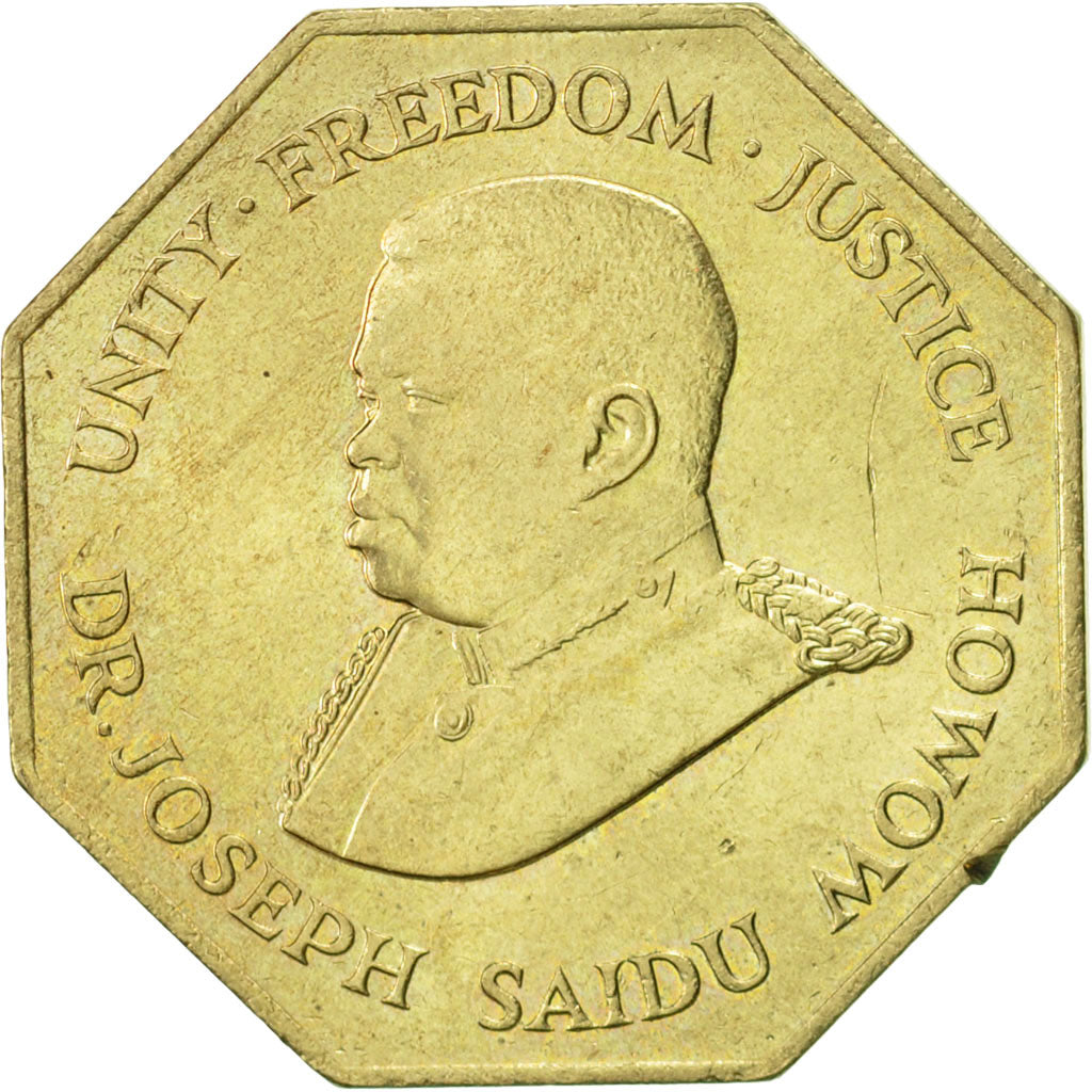 Sierra Leone, Leone, 1987, VZ, Nickel-Bronze, KM:43