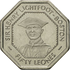 Moneda, Sierra Leona, 50 Leones, 1996, EBC, Níquel aleado con acero, KM:45