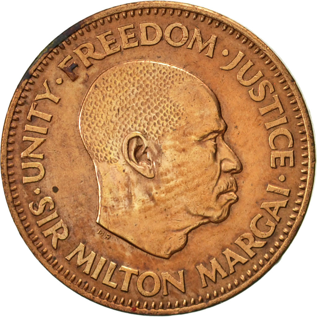Münze, Sierra Leone, 1/2 Cent, 1964, British Royal Mint, SS+, Bronze, KM:16