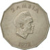 Zambia, 50 Ngwee, 1972, British Royal Mint, EF(40-45), Copper-nickel, KM:16