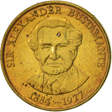 Moneta, Jamaica, Elizabeth II, Dollar, 1993, Franklin Mint, AU(50-53), Mosiądz