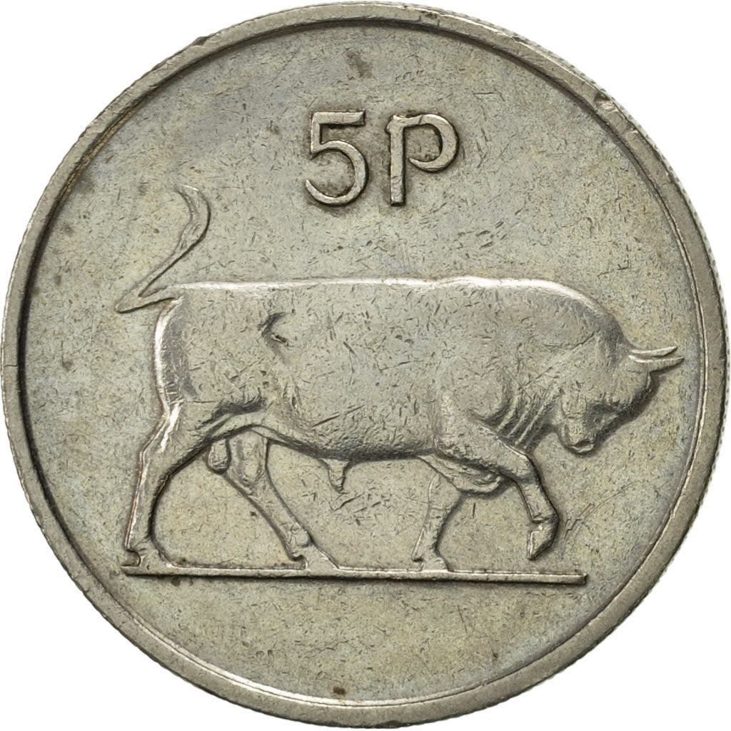 Monnaie, IRELAND REPUBLIC, 5 Pence, 1974, SUP, Copper-nickel, KM:22