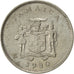 Moneda, Jamaica, Elizabeth II, 5 Cents, 1980, Franklin Mint, MBC, Cobre -