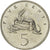 Moneta, Giamaica, Elizabeth II, 5 Cents, 1993, Franklin Mint, SPL-, Acciaio