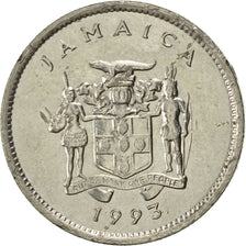 Monnaie, Jamaica, Elizabeth II, 5 Cents, 1993, Franklin Mint, SUP, Nickel plated