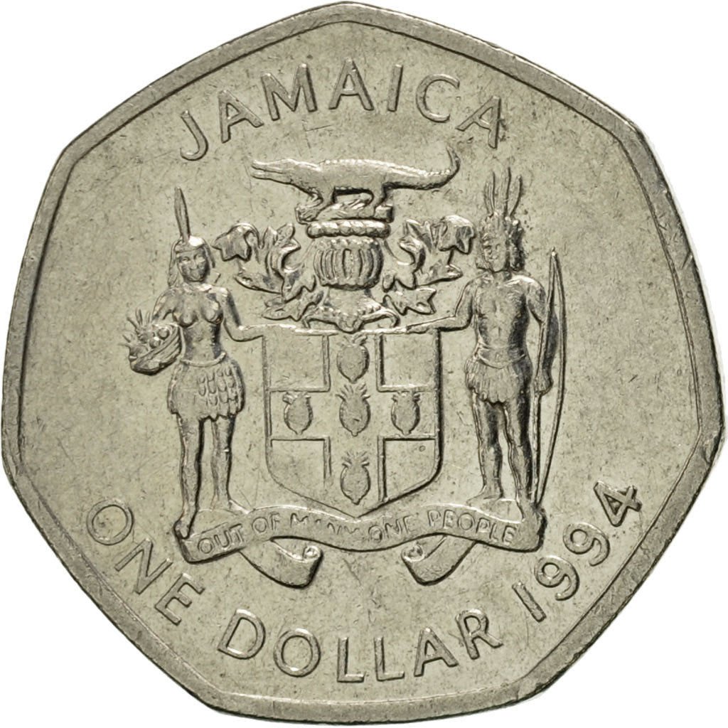 Moneta, Giamaica, Elizabeth II, Dollar, 1994, British Royal Mint, SPL-, Acciaio
