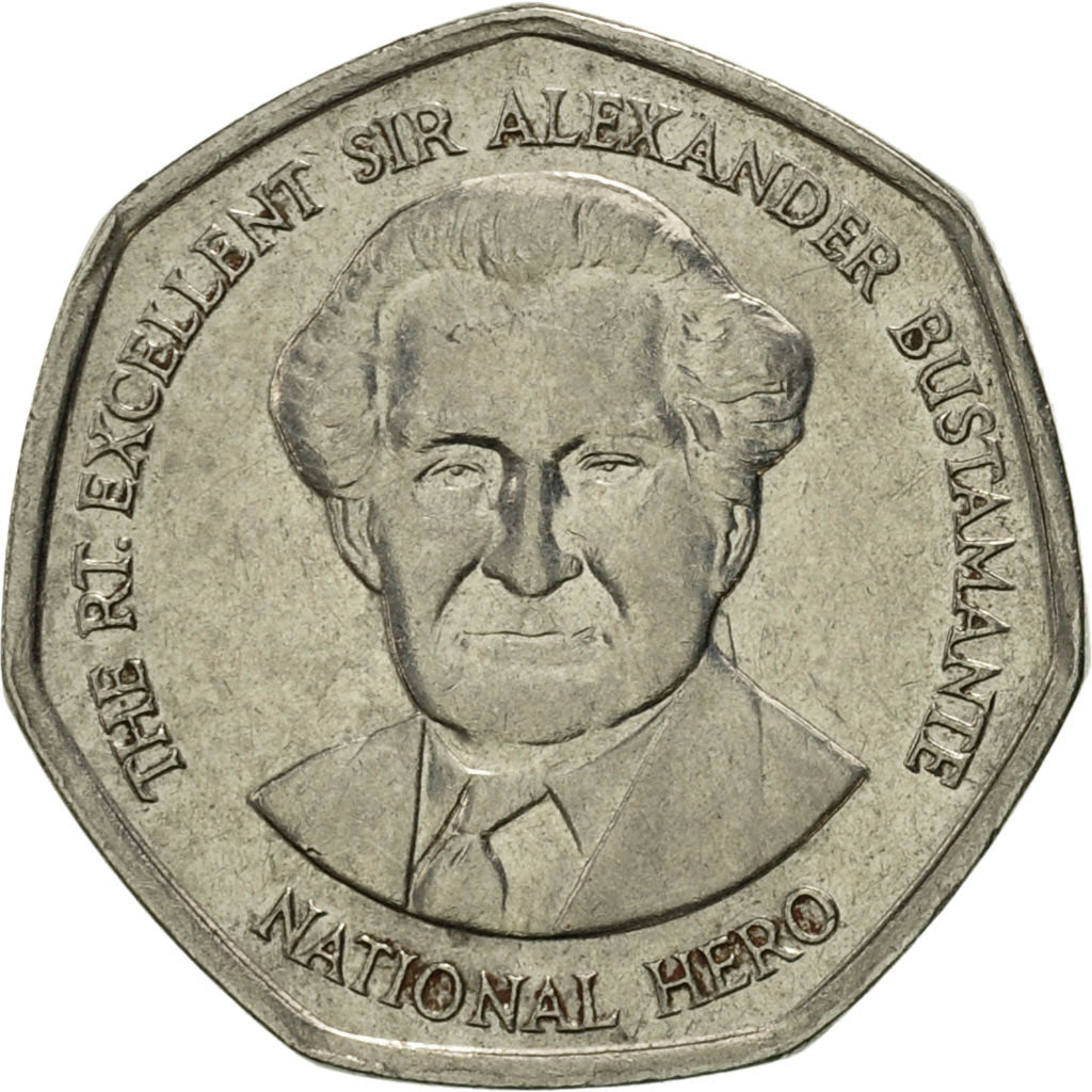 Coin, Jamaica, Elizabeth II, Dollar, 1995, British Royal Mint, AU(55-58), Nickel