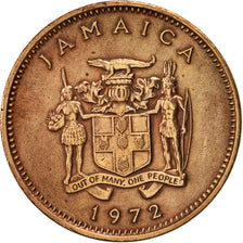 Jamaica, Elizabeth II, Cent, 1972, Franklin Mint, USA, EF(40-45), Bronze, KM:51