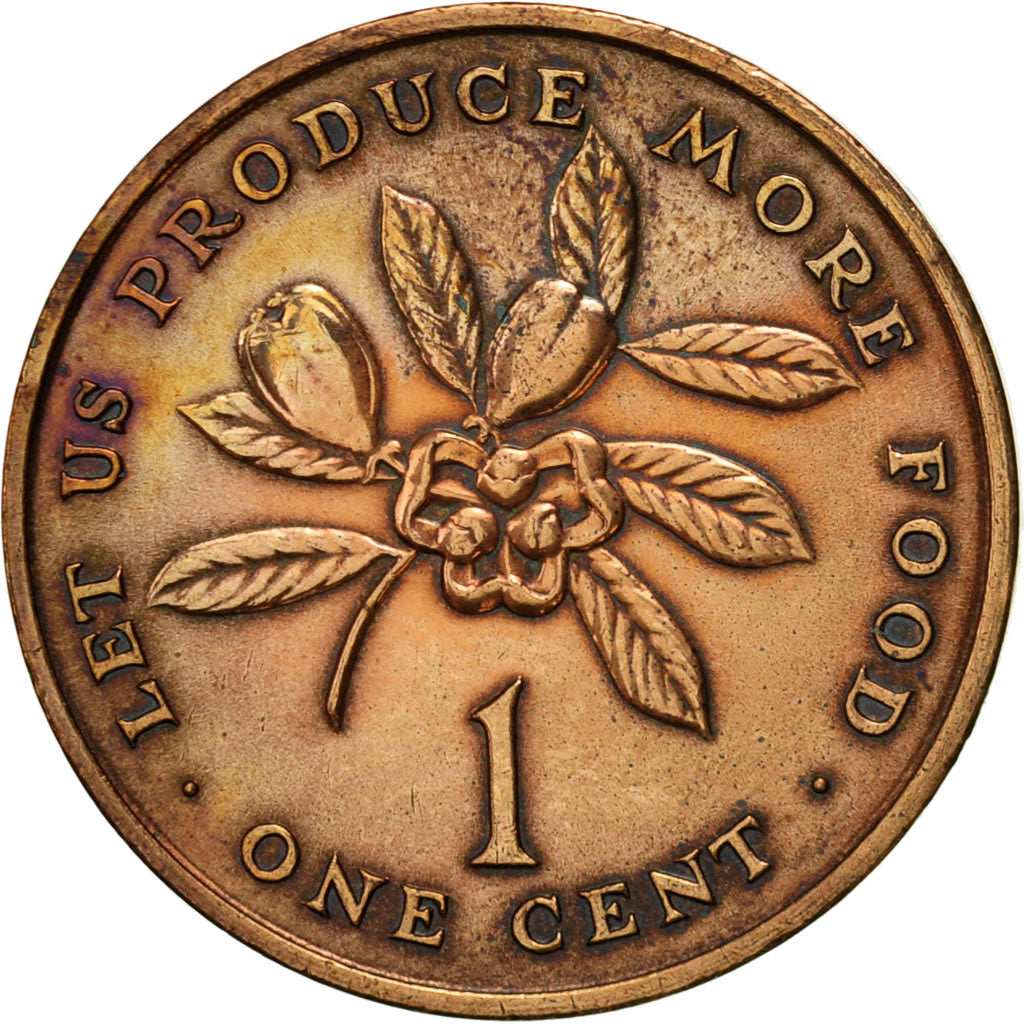 Jamaica, Elizabeth II, Cent, 1972, Franklin Mint, USA, EF(40-45), Bronze, KM:51
