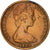 Moneta, Nowa Zelandia, Elizabeth II, Cent, 1975, AU(55-58), Bronze, KM:31.1