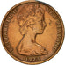 Coin, New Zealand, Elizabeth II, Cent, 1975, AU(55-58), Bronze, KM:31.1