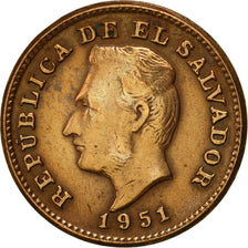 El Salvador, Centavo, 1951, British Royal Mint, SUP, Bronze, KM:135.1