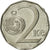 Moneta, Czechy, 2 Koruny, 1995, AU(55-58), Nickel platerowany stalą, KM:9