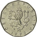 Moneta, Repubblica Ceca, 2 Koruny, 1997, SPL-, Acciaio placcato nichel, KM:9
