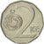 Moneta, Czechy, 2 Koruny, 1997, AU(55-58), Nickel platerowany stalą, KM:9