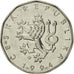 Münze, Tschechische Republik, 2 Koruny, 1994, VZ, Nickel plated steel, KM:9
