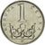Coin, Czech Republic, Koruna, 2002, AU(55-58), Nickel plated steel, KM:7