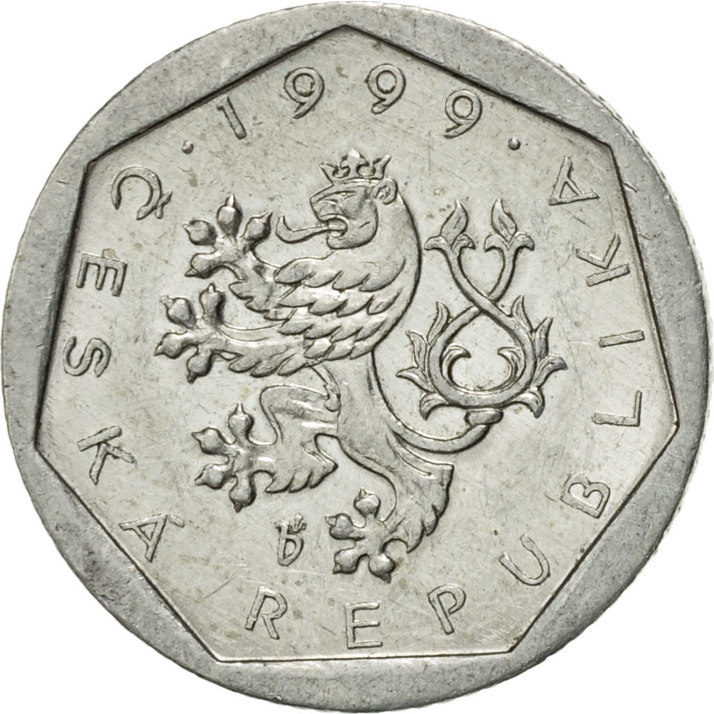 República Checa, 20 Haleru, 1999, Jablonec nad Nisou, EBC, Aluminio, KM:2.3