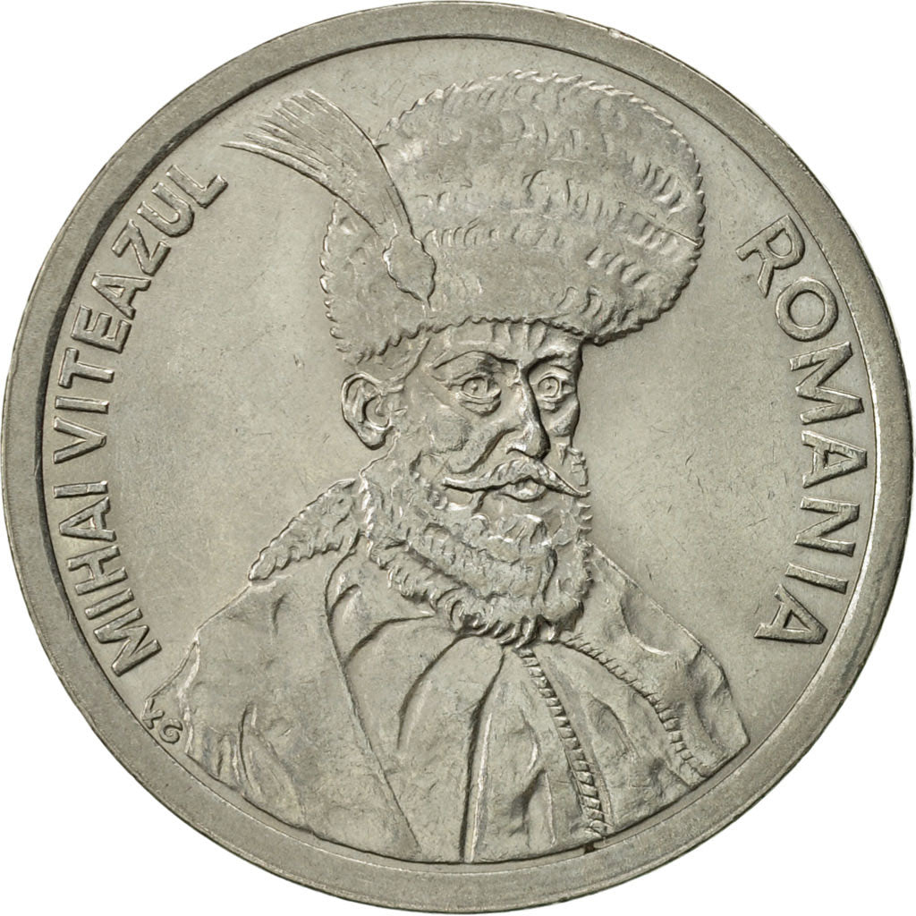 Coin, Romania, 100 Lei, 1994, AU(55-58), Nickel plated steel, KM:111