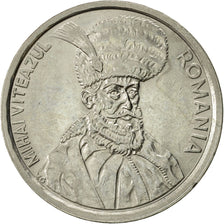 Coin, Romania, 100 Lei, 1992, AU(55-58), Nickel plated steel, KM:111