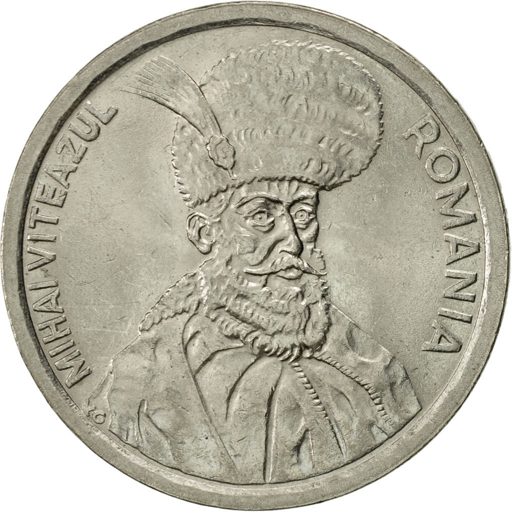 Coin, Romania, 100 Lei, 1993, AU(55-58), Nickel plated steel, KM:111
