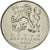 Moneda, República Checa, 5 Korun, 2002, EBC, Níquel chapado en acero, KM:8