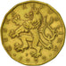 Coin, Czech Republic, 20 Korun, 1999, AU(50-53), Brass plated steel, KM:5