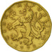 Coin, Czech Republic, 20 Korun, 1998, AU(50-53), Brass plated steel, KM:5