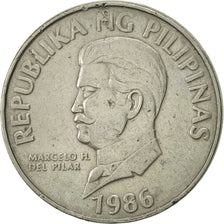 Coin, Philippines, 50 Sentimos, 1986, AU(50-53), Copper-nickel, KM:242.1