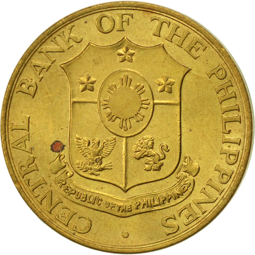 Moneta, Filippine, 5 Centavos, 1966, SPL-, Ottone, KM:187