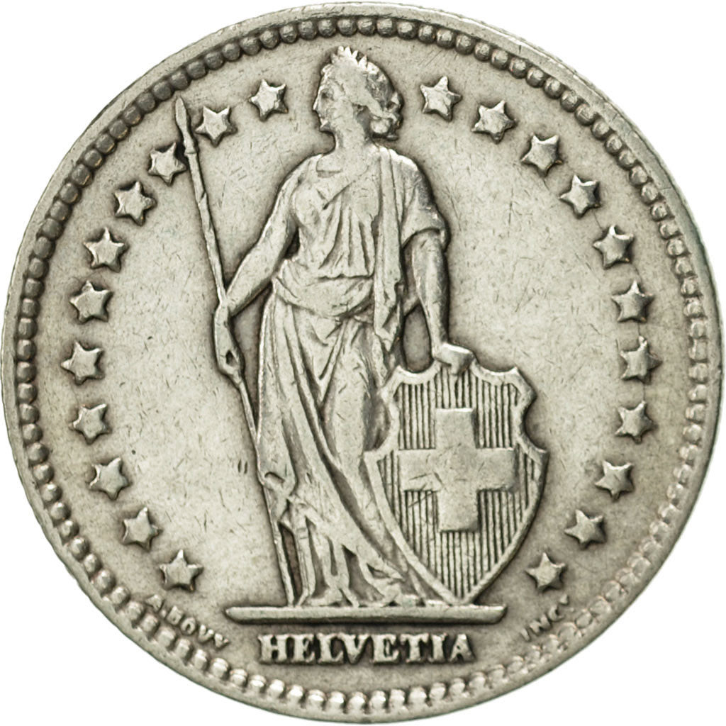 Svizzera, Franc, 1940, Bern, SPL-, Argento, KM:24