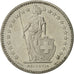 Münze, Schweiz, 2 Francs, 1989, Bern, VZ, Copper-nickel, KM:21a.3