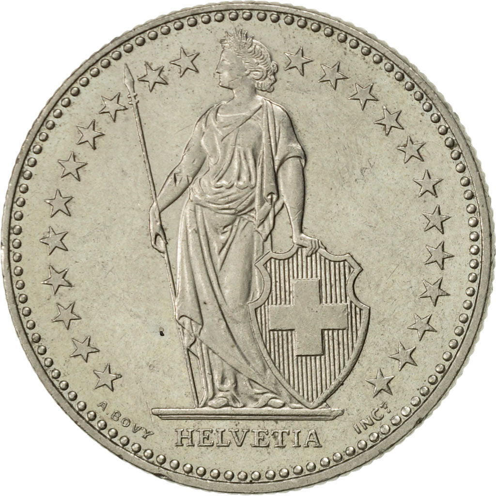 Monnaie, Suisse, 2 Francs, 1994, Bern, SUP, Copper-nickel, KM:21a.3