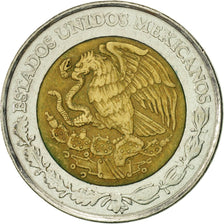 Munten, Mexico, 5 Nuevo Pesos, 1993, Mexico City, ZF, Bi-Metallic, KM:552