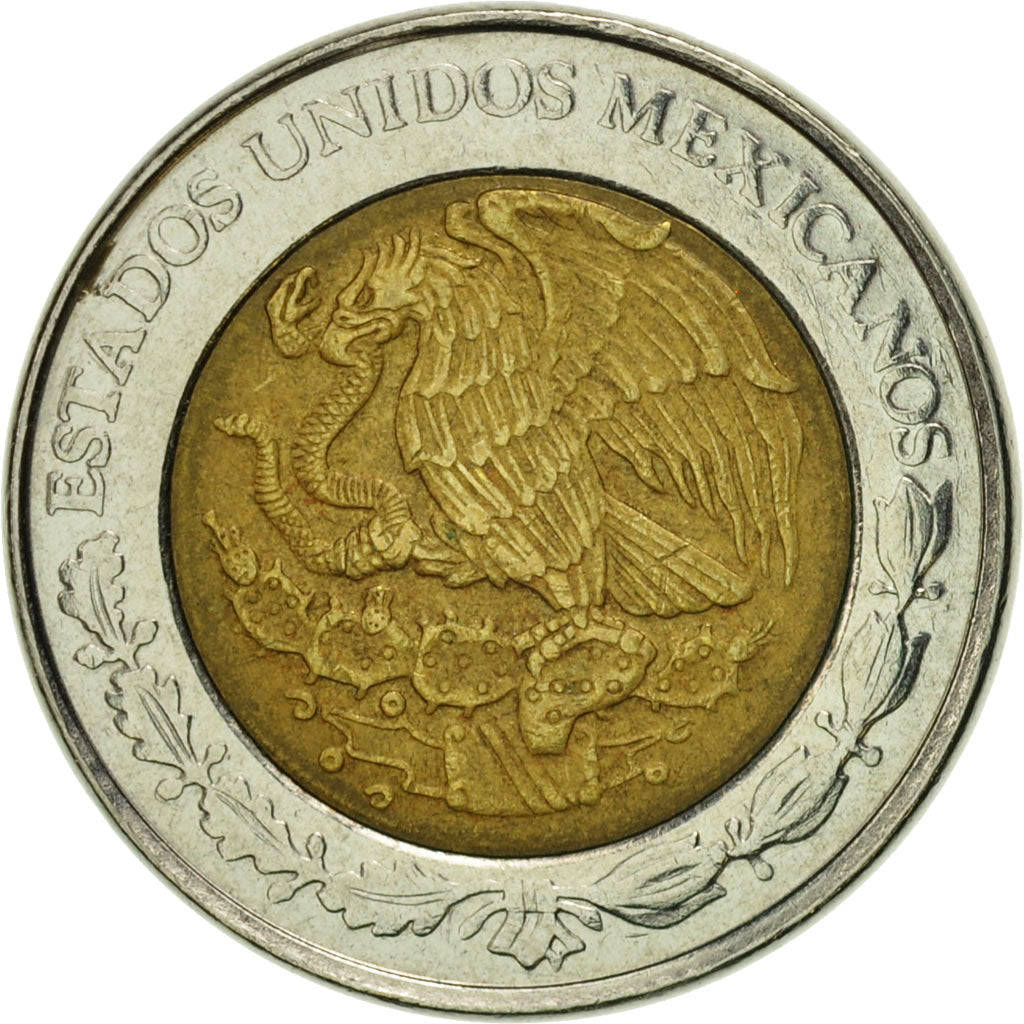Coin, Mexico, Peso, 2008, Mexico City, AU(55-58), Bi-Metallic, KM:603