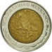 Münze, Mexiko, Peso, 2008, Mexico City, VZ, Bi-Metallic, KM:603