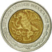 Coin, Mexico, Peso, 2000, Mexico City, AU(55-58), Bi-Metallic, KM:603