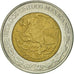 Moneda, México, Peso, 2011, Mexico City, EBC, Bimetálico, KM:603
