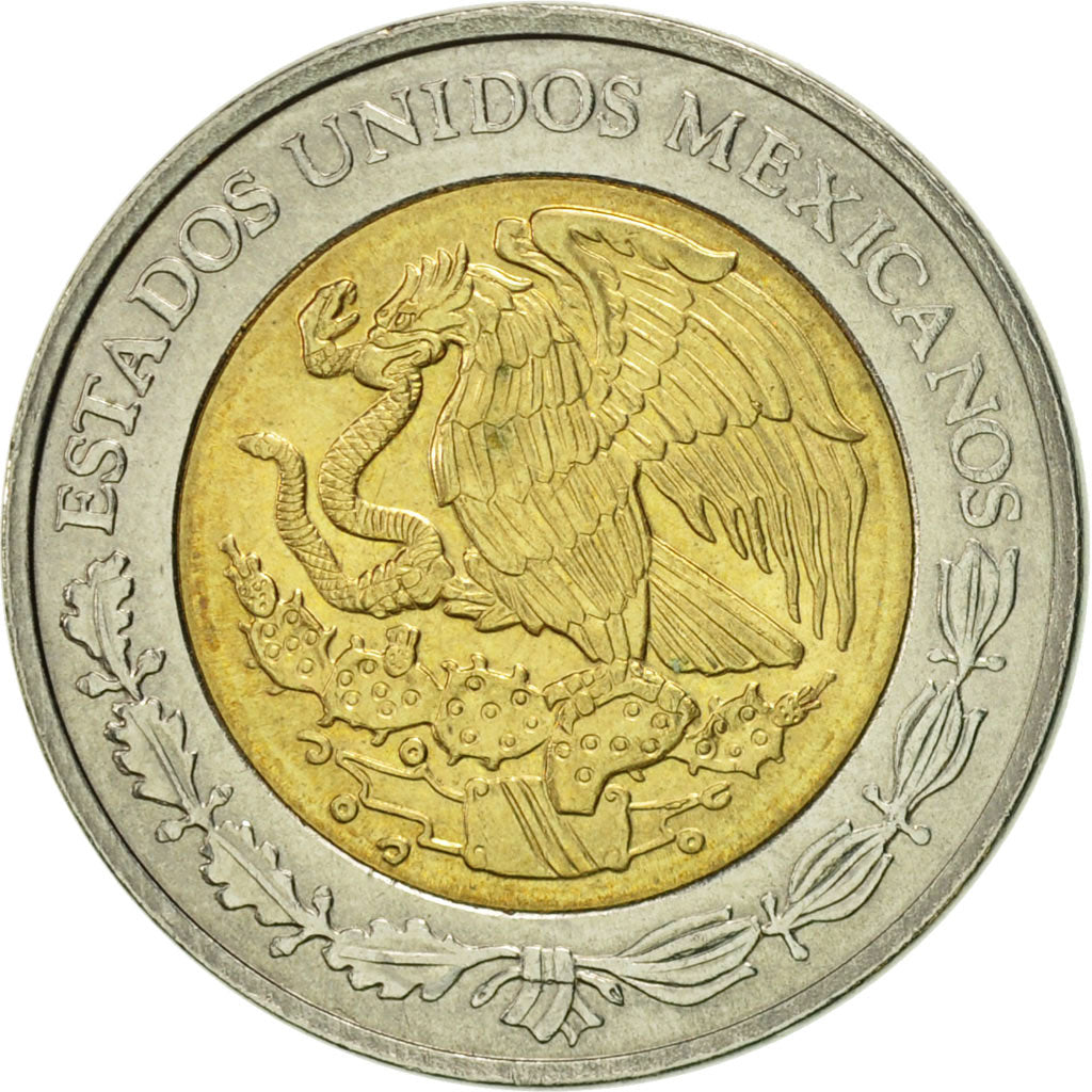 Coin, Mexico, Peso, 2012, Mexico City, AU(55-58), Bi-Metallic, KM:603