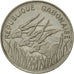Gabon, 100 Francs, 1975, Paris, AU(55-58), Nickel, KM:13