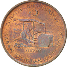 TURKEY, 10 Kurus, 1972, KM #898.1, MS(63), Bronze, 3.23