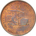 TURKEY, 10 Kurus, 1972, KM #898.1, MS(63), Bronze, 3.23