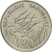 Coin, Gabon, 100 Francs, 1977, Paris, AU(55-58), Nickel, KM:13