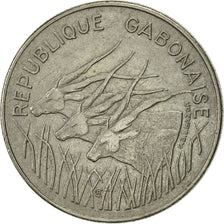 Coin, Gabon, 100 Francs, 1972, Paris, AU(55-58), Nickel, KM:12