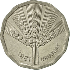 Monnaie, Uruguay, 2 Nuevos Pesos, 1981, SUP, Copper-Nickel-Zinc, KM:77