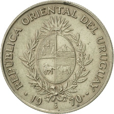 Monnaie, Uruguay, 20 Pesos, 1970, Santiago, SUP, Copper-Nickel-Zinc, KM:56